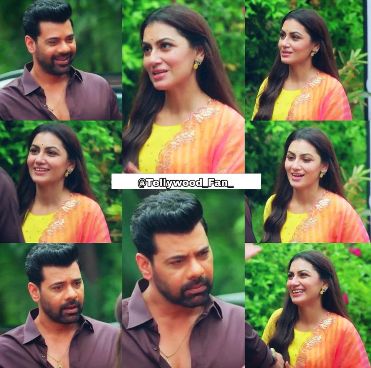 Tellywood_Fan_'s tweet photo. Rakshit &amp; Aprajita ❤️
The two are so cute together 😍😍 I love the two very 🧡

#OHumnavaTumDenaSaathMera #StarPlus #Rakshit #Aprajita #ShabirAhluwalia #SritiJha 🌹✨ https://t.co/G5b4urveeQ