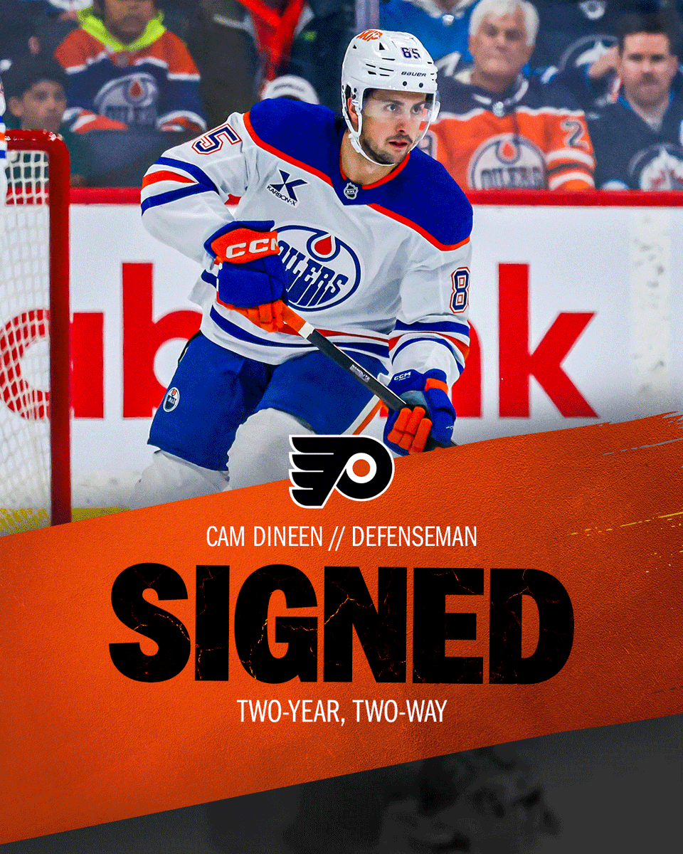 NHLFlyers's tweet photo. OFFICIAL: We have agreed to terms with forwards Jack Studnicka, Danila Klimovich, Zach Aston-Reese, and defenseman Cam Dineen.