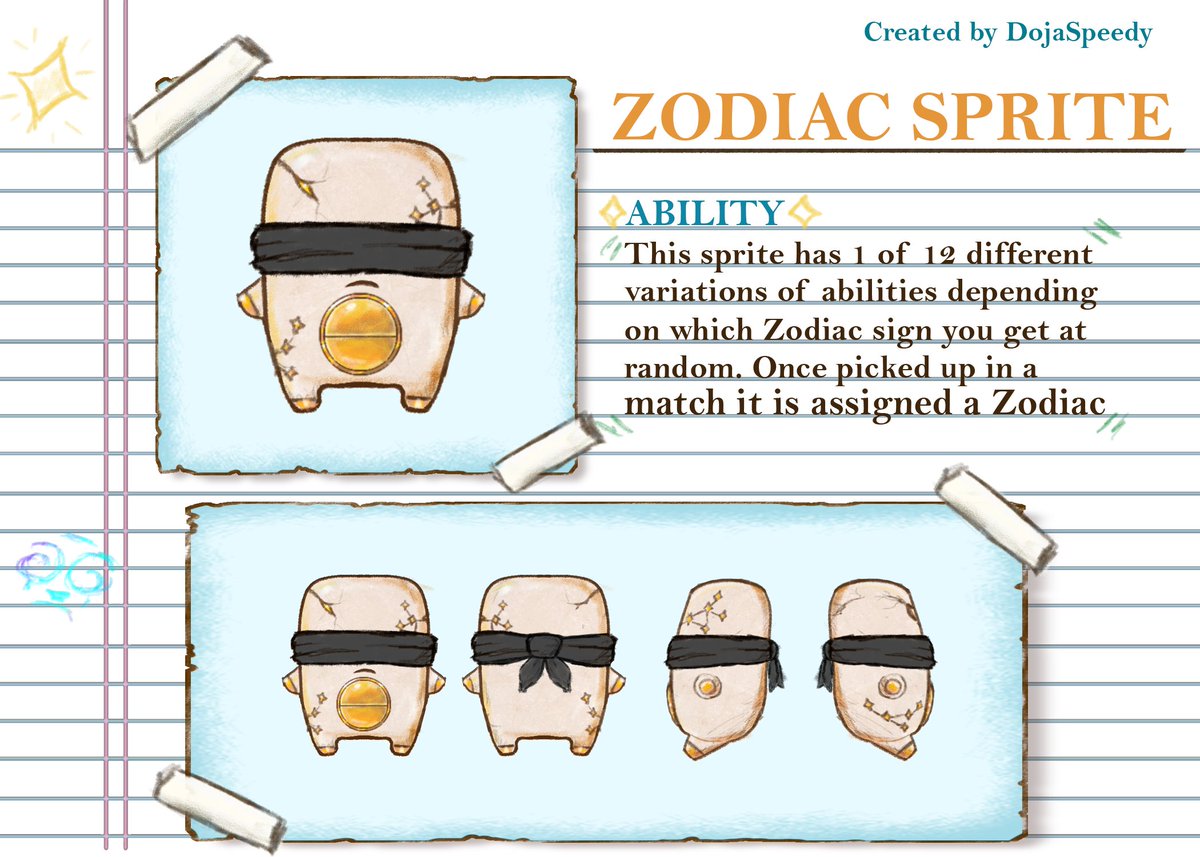 DojaSpeedy's tweet photo. My second Fortnite #DesignASprite entry: Zodiac Sprite https://t.co/O096yEy0VL