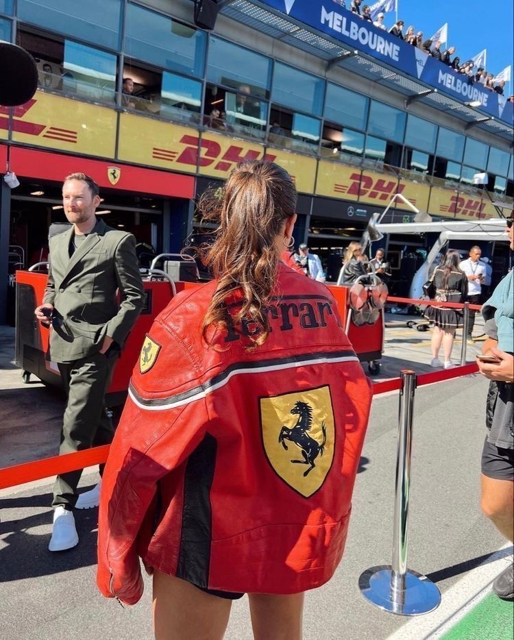 Diorgirlx's tweet photo. she loves ferarri https://t.co/bZ9kFgGDWA