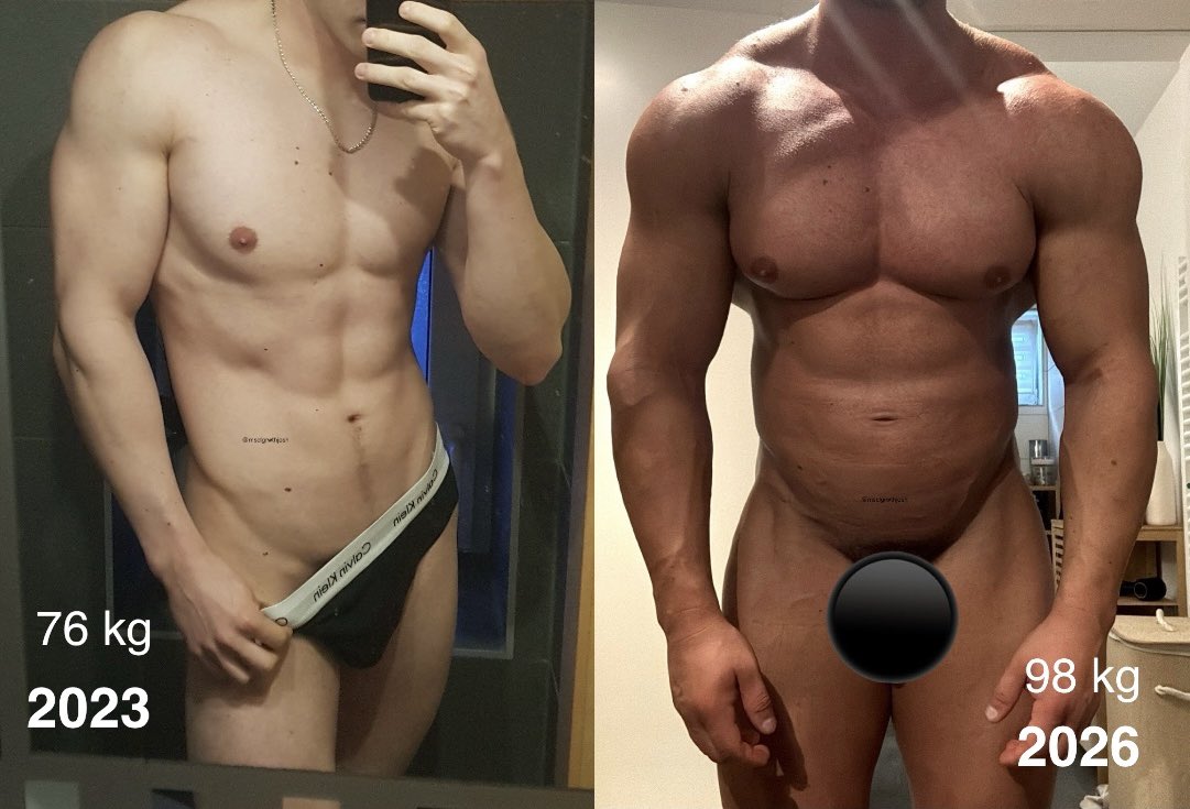 msclgrwthjosh's tweet photo. A little difference. Started gear 2024. 
Got asked this a lot, if I have pictures before and after 

#roids #roided #transformation #muscle #growth #musclegrowth https://t.co/dQ380O5nEG