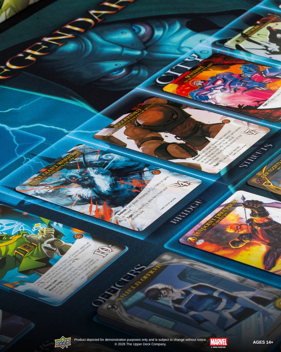 UpperDeckEnt's tweet photo. Take a look at Legendary®: A Marvel Deck Building Game Second Edition, a completely reimaged evolution of the game that started it all! #Legendary #Marvel #UpperDeckEnt https://t.co/CeIc2oRsND
