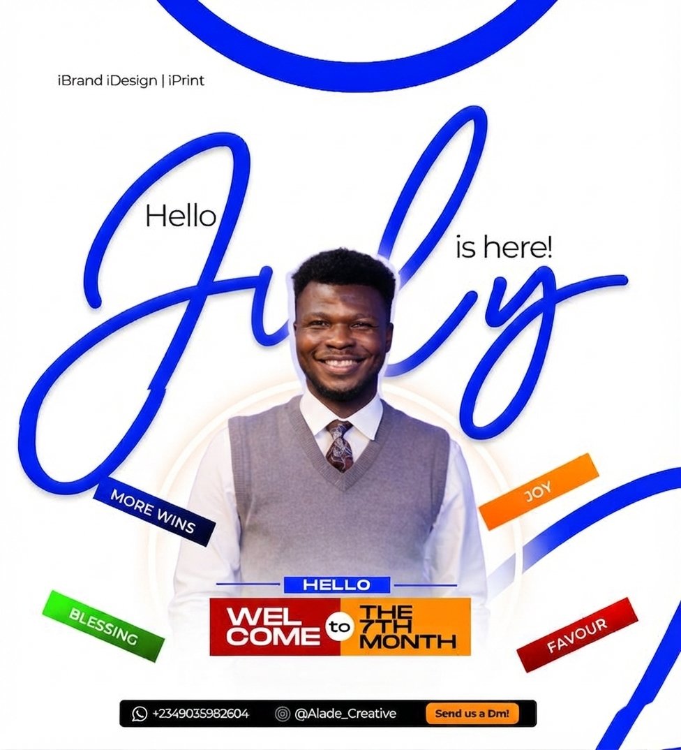 D_ZoeFi's tweet photo. Hello, July! 👋

I've been away, but not idle.

I've been learning, building, and preparing to bring more value.

Here's to a month of growth, consistency, and intentional branding.

Happy New Month! 💙 https://t.co/ba9yY6m4hz