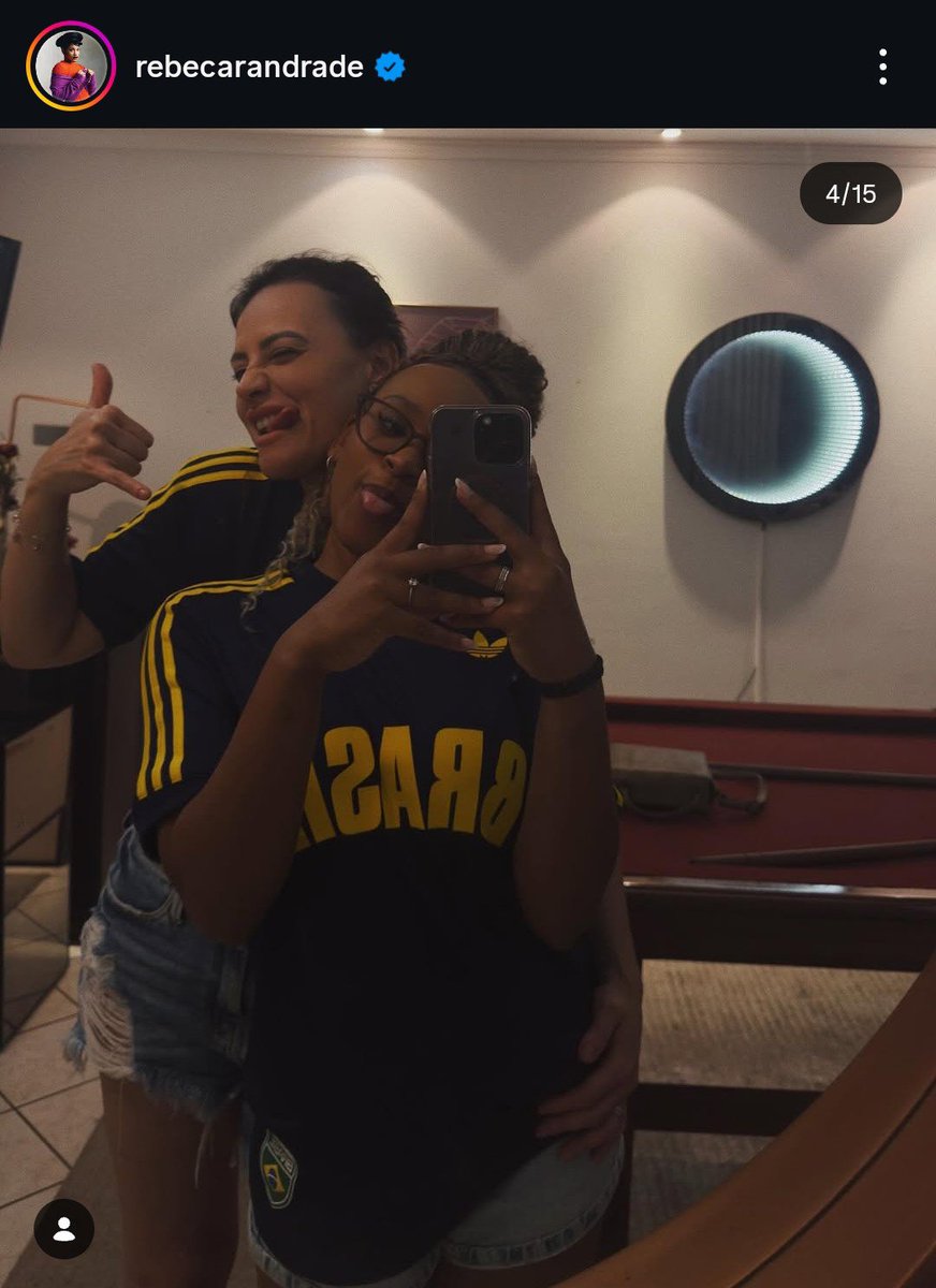 annarodds's tweet photo. ai não me aguento a acessoria: rebeca andrade NÃO está namorando esta mulher

e rebeca andrade assim: https://t.co/bUiBUvHWRC