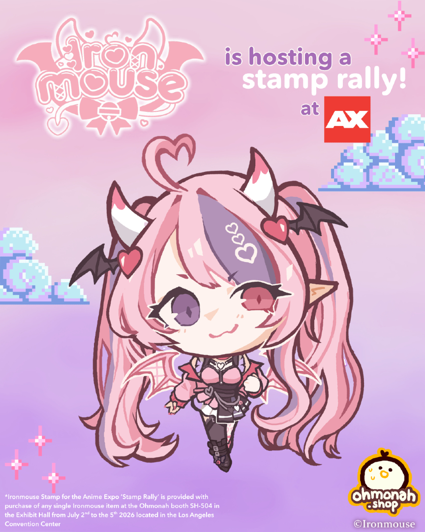 ホロライブEN フワモコ AX2026 ohmonah.shop お守りチャーム 【公式通販】
