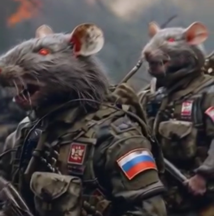 HanaVater7369's tweet photo. @NAFOvoyager Here they are. The only difference - plague rats of the Dark Ages didn't kill people intentionally... https://t.co/VTypxybRQ2