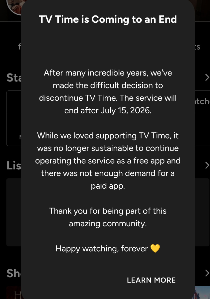 _deadgrlwalking's tweet photo. TV TIME CHIUDE????? Questa è la notizia peggiore che potessi ricevere. E  adesso come farò a tracciare gli episodi??? Ci sto dietro 11 anni 💔 https://t.co/TQ6ztOE23p