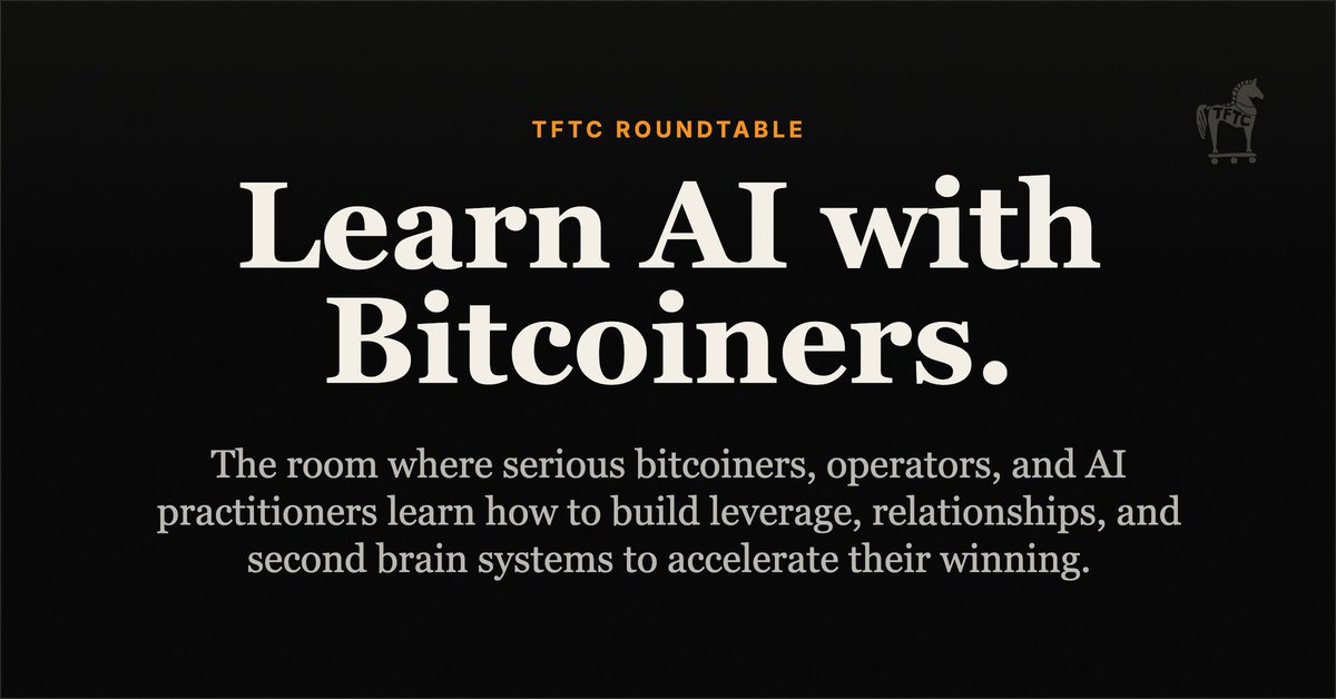 TFTC21's tweet photo. We spent $20,000 building an AI agent (Martin) that helps us run our company.

Most know they need to implement AI in their business but get overwhelmed by the hype on X and YouTube.

We're launching the TFTC Roundtable to get you off zero.

https://t.co/IMqVb96eYj https://t.co/4Bd32wSMjh