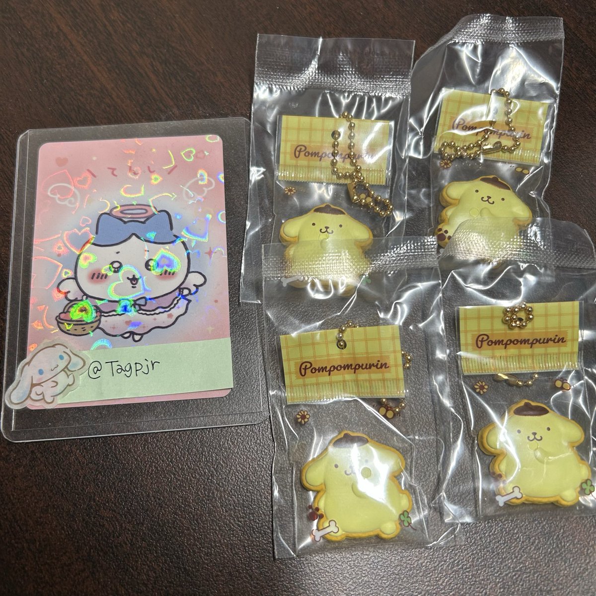 Tagpjr's tweet photo. @ta_purinpurin 初めまして、こんにちは。検索より失礼致します。こちらポムポムプリンを2点所持しております。郵送にてクロミ、シナモロールと2：2で交換していただくことは可能でしょうか？よろしければご検討お願いいたします。 https://t.co/sHkqwFcGzy