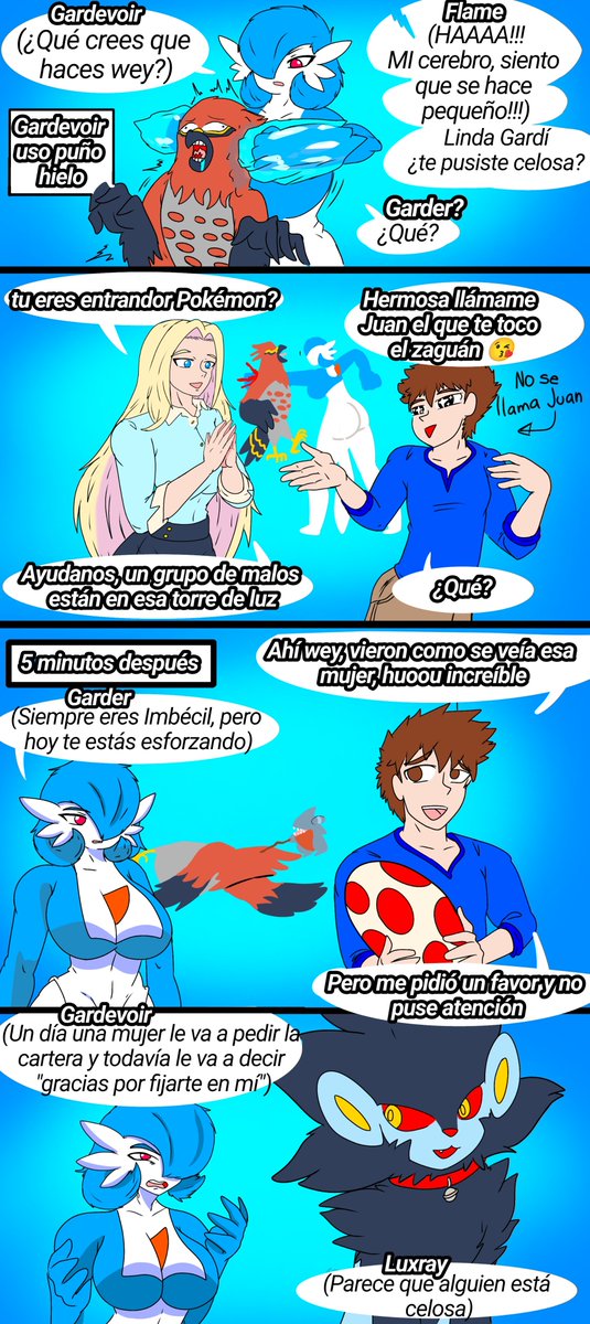 DanielMejia098's tweet photo. Gardevoir y su entrenador en LATAM #60
Modo historia
Salvar la comisión de luz
Aparece el equipo Cuete
Nota:el huevo que llevan, lo compraron en anteriores capítulos https://t.co/lt4SCPF1wR
