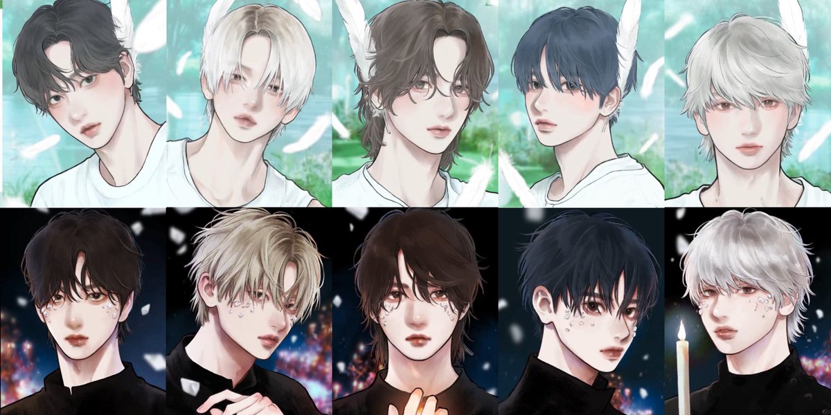 starkissoobin's tweet photo. the creator of “signs of affection” drew txt for their jp comeback last year for starkissed, i hope we continue to see more collaborations like this their art style is so beautiful! https://t.co/8qfDPqmpi7