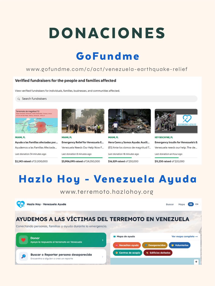 FranarturDuque's tweet photo. Cómo ayudar a Venezuela 🇻🇪

Aquí algunas organizaciones verificadas y seguras para ayudar y apoyar desde la distancia. Cualquier monto suma. https://t.co/kZUfeptfN6