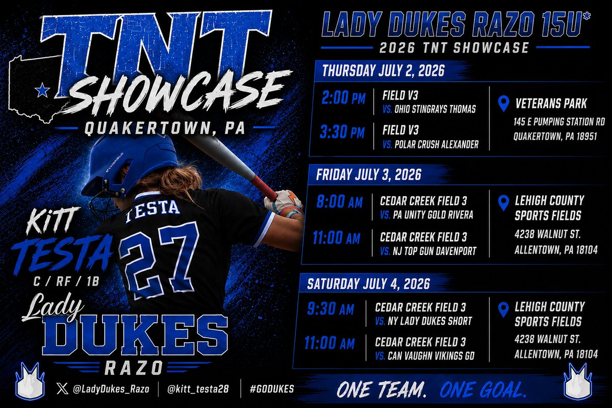 Kitt_Testa28's tweet photo. @Coach_Rocco_ Come see us! ❤️🥎💪 https://t.co/aMOIoZojKy