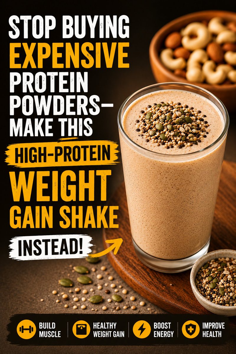 Pranav_9b's tweet photo. Stop Buying Expensive Protein Powders—Make This High-Protein Weight Gain Shake Instead!

https://t.co/b36sezYdzR https://t.co/45bMBnOe8J