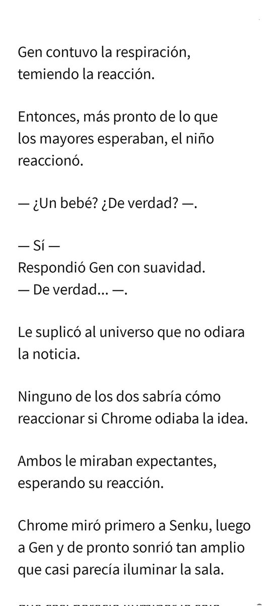 ItoFuyo's tweet photo. Day 4 - Pregnancy News
Capturas del capítulo 36, donde Senku y Gen la dan la noticia del bebé a Chrome (hermanito de Senku). Y del capítulo 37, donde les cuentan a Taiju y Yuzuriha.
Fanfic: Family for Rent.

#sengen #mpreg https://t.co/kFOZx2JSx5