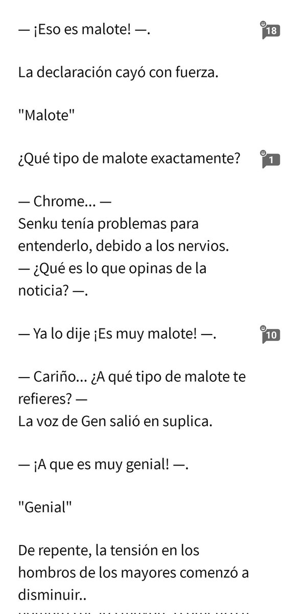 ItoFuyo's tweet photo. Day 4 - Pregnancy News
Capturas del capítulo 36, donde Senku y Gen la dan la noticia del bebé a Chrome (hermanito de Senku). Y del capítulo 37, donde les cuentan a Taiju y Yuzuriha.
Fanfic: Family for Rent.

#sengen #mpreg https://t.co/kFOZx2JSx5