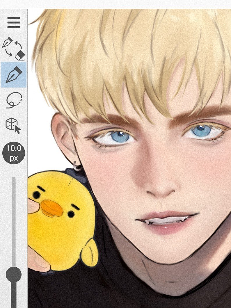 009900Z's tweet photo. en proceso 🐤
#santosbravos #fanart https://t.co/VAHWqgMNyu