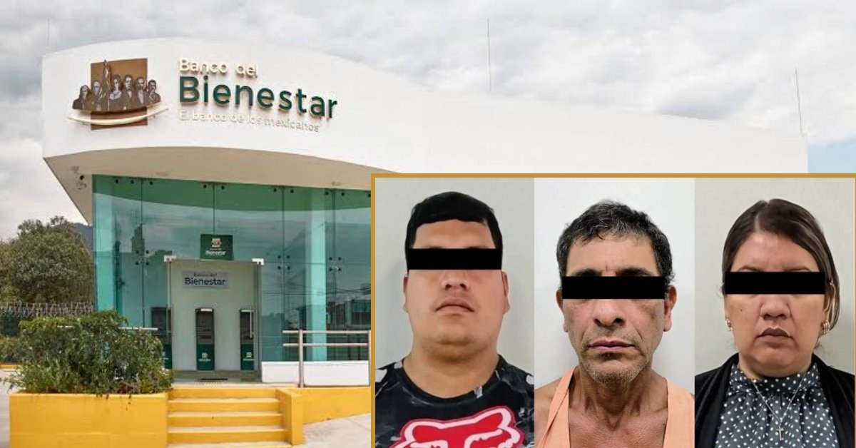 ZuritaCarpio's tweet photo. #NuevoLeon
Una gerente del #BancoBienestar identificada como Delia, de 32 años, fue detenida junto con dos cómplices tras el asalto a la sucursal de la Colonia Torremolinos, en Guadalupe, Nuevo León. 
Las autoridades le decomisaron dos vehículos presuntamente adquiridos con el dinero robado. 
Los cómplices, identificados como Alexis (25) y Armando (50), fueron capturados durante cateos en San Nicolás y Apodaca, donde se aseguraron poco más de 1.8 millones de pesos en efectivo.
