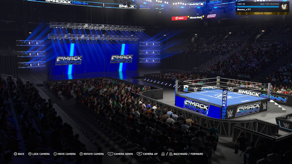 Simzoxh's tweet photo. 3 updated #smackdown 2026 arenas with alternate titantrons and leds to match real life!    #wwe  #wwe2k26 

TAGS: S1mzsd26 https://t.co/2BCrmVox89