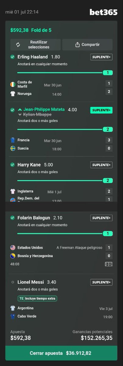 Juaniig_'s tweet photo. Darían cash? Estoy a 2 goles de messi vs cabo verde de un X257 , pagando X62✅ de Cashout https://t.co/awnCAWQAUK