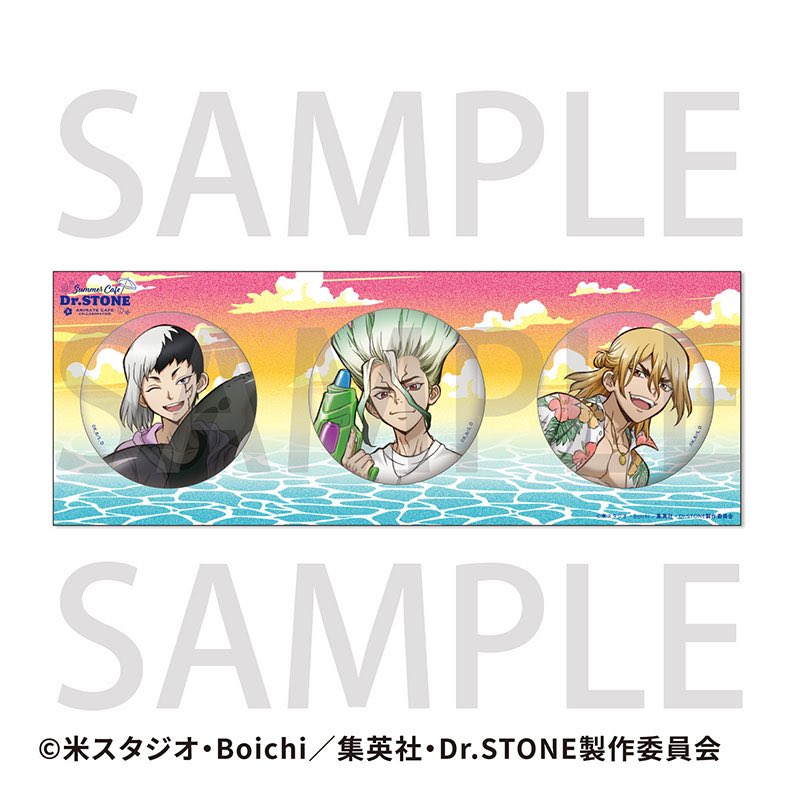 アニメイトオンラインで予約開始！ TVアニメ「Dr.STONE」 缶バッジ