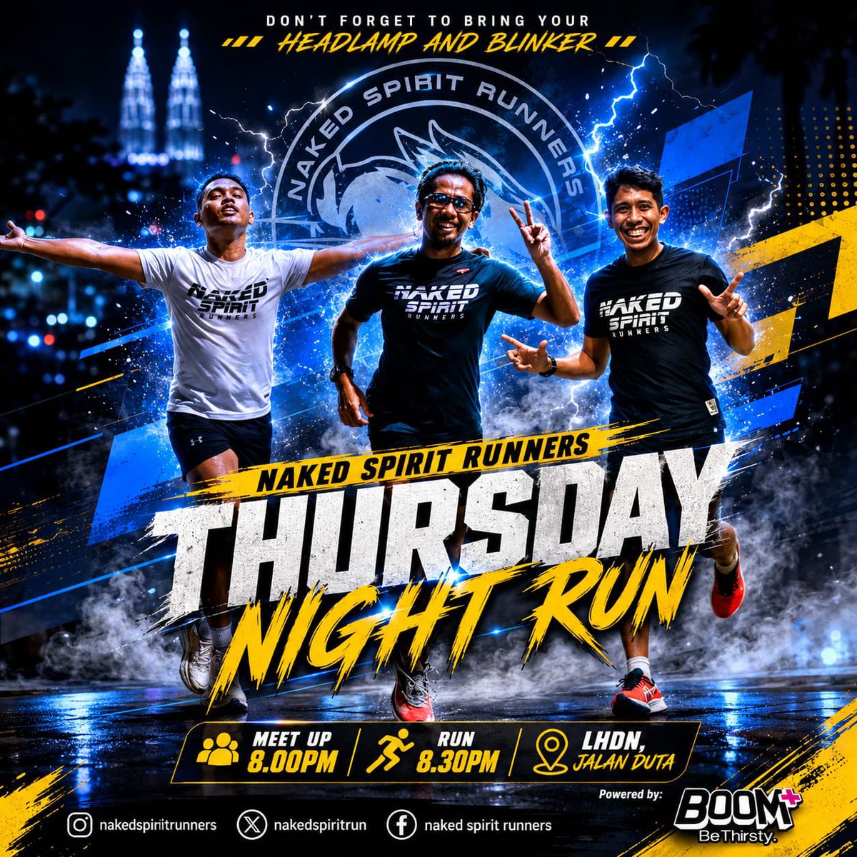 nakedspiritrun's tweet photo. New month, same routine. Hope to see you all tonight! #runwithoutlimits https://t.co/xGaW4KJWxN