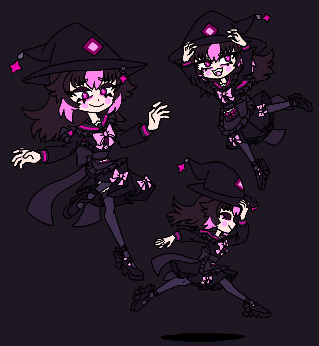 konpeitoly's tweet photo. this is Meoku! she loves playing with her Fireworks like a wicked Witch! she’s very sweet and friendly though, she just likes causing a bit of mischief. https://t.co/0DA4oWspvU