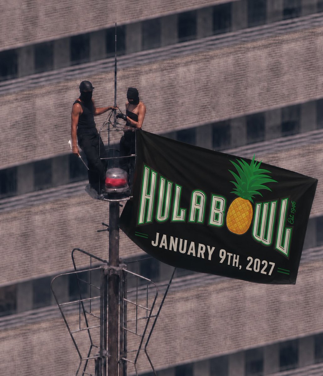 Hula_Bowl's tweet photo. 🚨2027 Hula Bowl College Football All-Star Game coming January 9th, 2027!🚨 https://t.co/zJSP69d7Ms