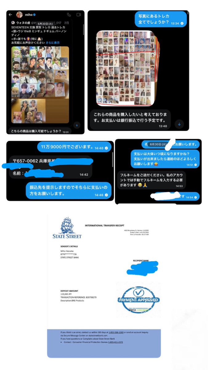 WONWOO_717_017's tweet photo. ＠miho_hazuma

買取のリプに対して定型文を送られ、詐欺をされる方です。
被害者を出さないためにもリツイートをお願いします。

SEVENTEEN IVE 交換　買取

リプ続けます↓ https://t.co/oaRokLDzbf