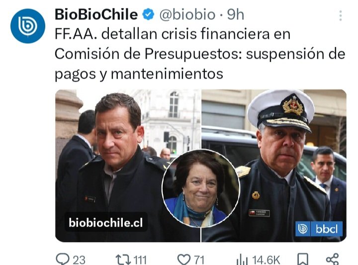 LeHuemul1970's tweet photo. @JavierOlivares @medixi @GabrielBoric Y no habia para pagar a proveedores del estado y servicios https://t.co/jfFy0WDvpo