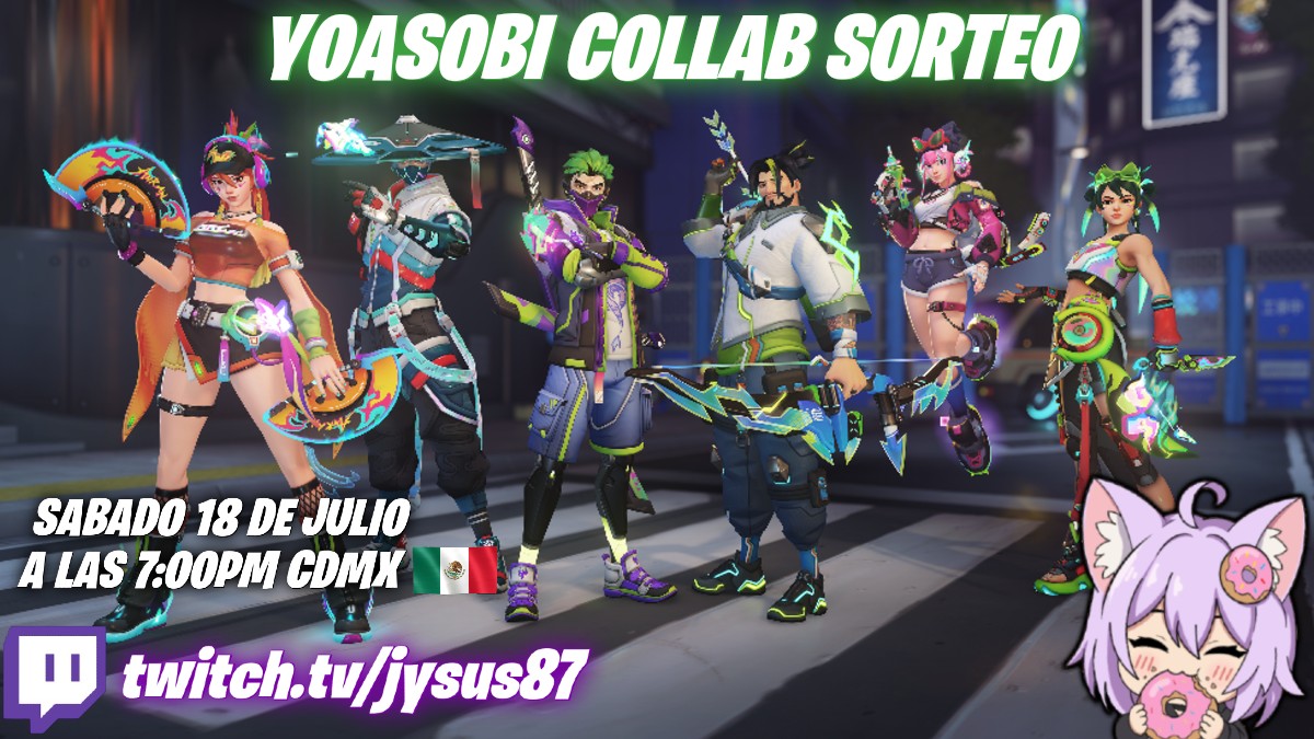 Jysus_87's tweet photo. 🎁SORTEO BUNDLE YOASOBI🎁

✅RT Y FOLLOW
✅ETIQUETAR A 1 AMIGO

✅COMO PARTICIPAR

✅GENERARAN TICKETS MIENTRAS VEAN EL STREAM, EL DIA VIERNES 18 DE JULIO SE SORTEARAN CON LAS ENTRADAS QUE ACUMULEN EN TWITCH.
GRACIAS A 
@OverwatchLATAM
 
✅MUCHA SUERTE
##OWLATAMxYOASOBI https://t.co/Tin86JSXKp