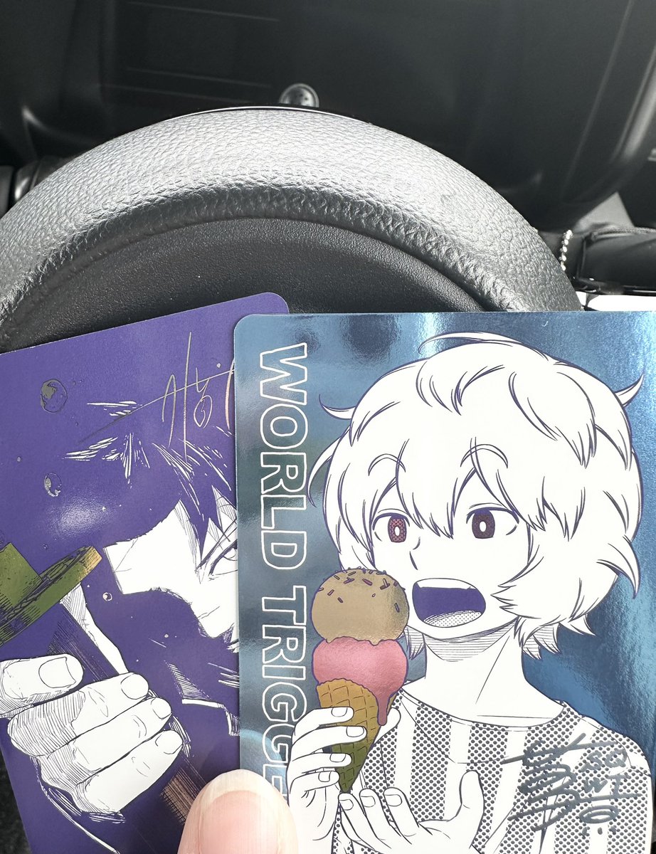 ser_1225's tweet photo. ナツコミ 2026 カード 交換

※現在出先のためID無し

【譲】ワールドトリガー

【求】極楽街

【求】カードが最寄り対象店舗外だったため大変求めております。
難しいかとは思いますが検索からでもお気軽にお声掛けください。 https://t.co/VRDPA8ujbU