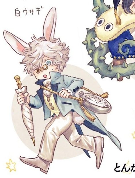 zerograviting's tweet photo. One of my favorite things about Shirahama's fairytale drawings is how Coco, Qifrey, and Beldaruit are all from Alice in Wonderland... peepaw and grand apprentice fr fr https://t.co/JARjTDLgJe