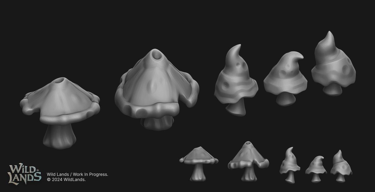 Undergraphics's tweet photo. Some of the Hi-Poly assets for the WildLands forest environment. https://t.co/UwOeZSnjk3