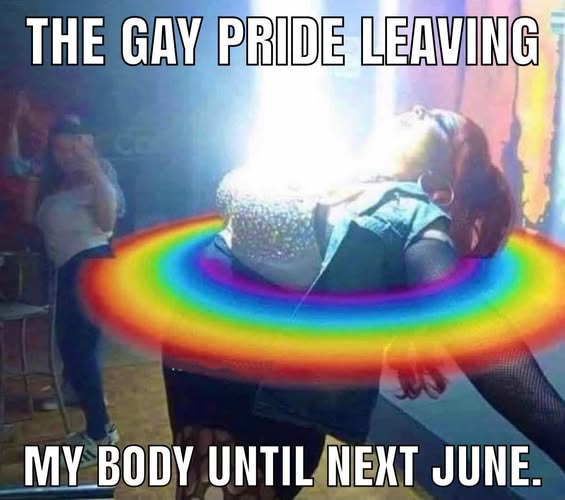indictmentHour's tweet photo. Well, Pride month is officially over. 🏳️‍🌈 https://t.co/gptjvQVxba