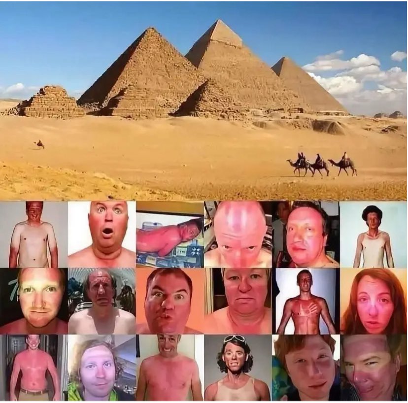 thebronzerock's tweet photo. We all know who didn’t build the pyramids… https://t.co/bcNIt2ymnU