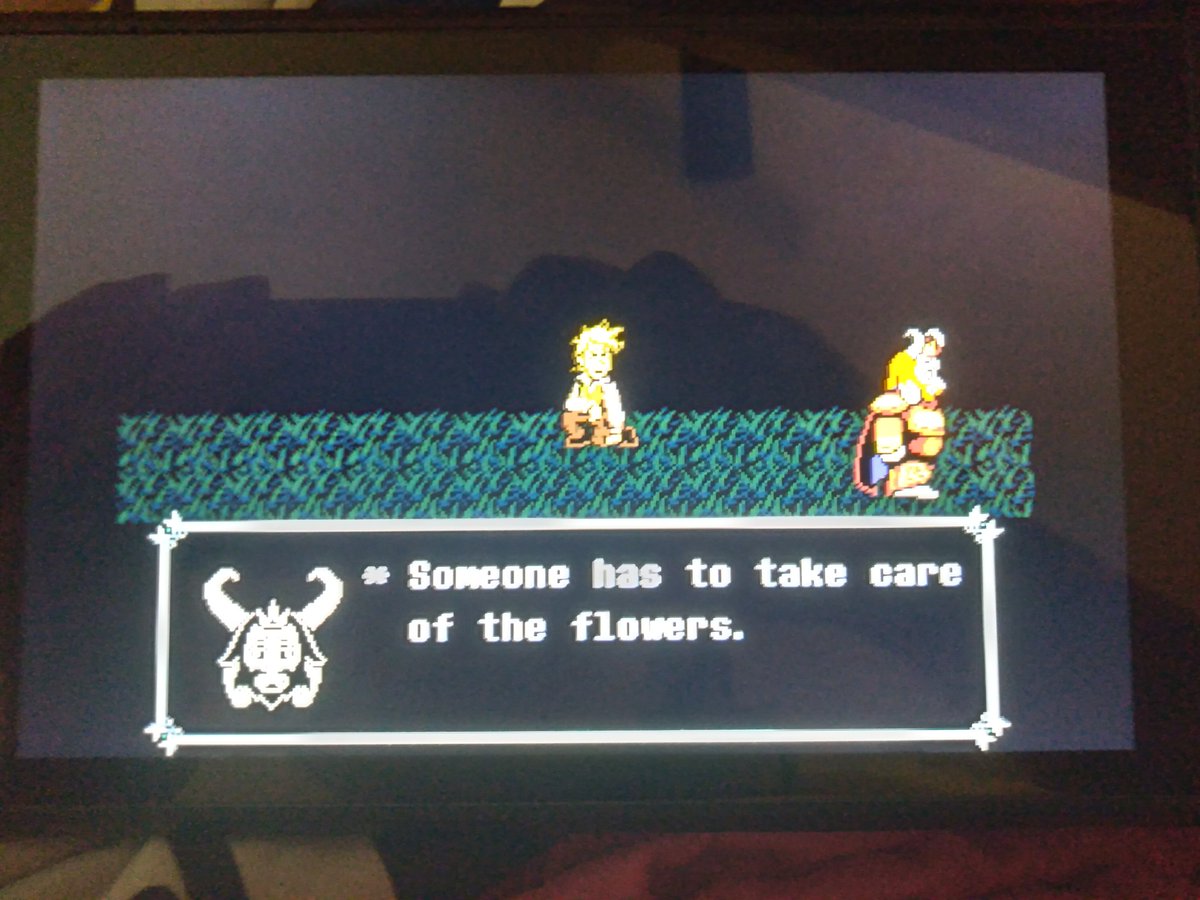 RandomSecrets1's tweet photo. I was replaying Chapter 5 when my brain finally connected the fact that all of the Dreemur family has said this  exact line almost word to word. Asgore is the only one that said it in Deltarune as of right now. https://t.co/cr8NMr8LUV