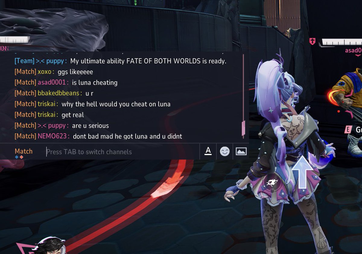 dvabuny's tweet photo. when i queue on my alt i dps luna  … 😭 https://t.co/qdayTeiYum