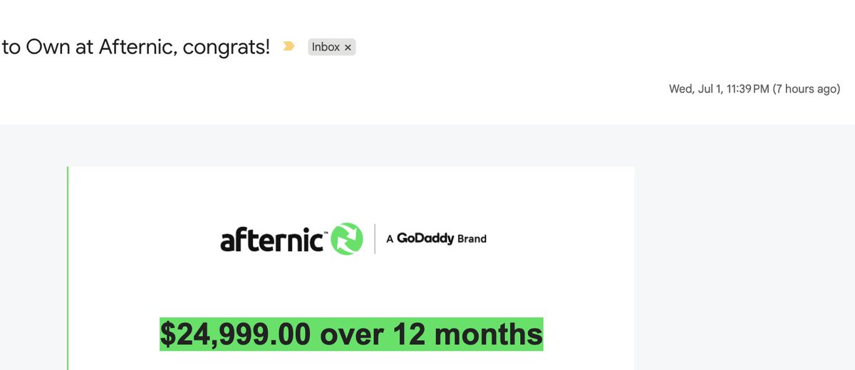 TonyNames's tweet photo. July account opened with a 25K LTO sale

2026 will be awesome

And wishing you all more sales and prosperity for the second half of the year

.com https://t.co/BYI3NRCkUl