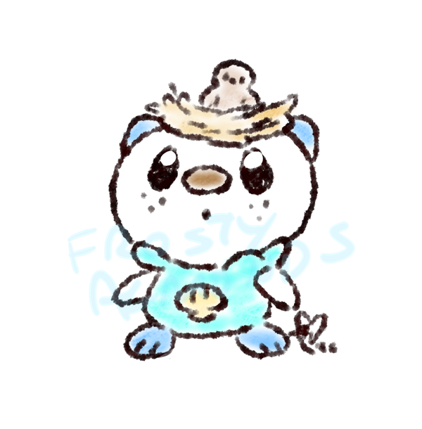 FrostyAlmonds's tweet photo. (Almost) Daily Oshawott 1264. https://t.co/I6JBIz1X30