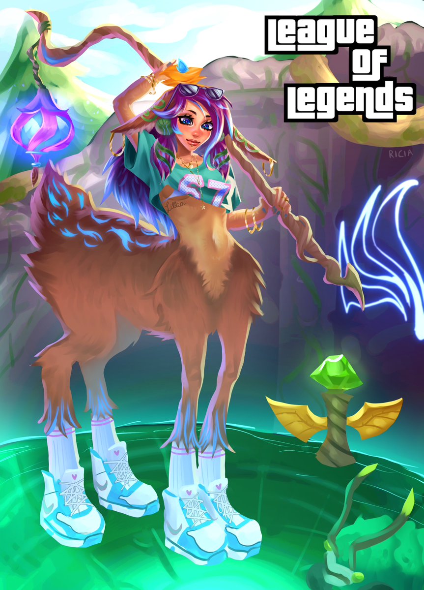 carabina01's tweet photo. Ô, dona raiz! Você quase me derrubou! 🦌
#LeagueOfLegendsFanArt #lillia #lol #gta6 #fanartㅤㅤㅤㅤ https://t.co/WUC9hRnHhH