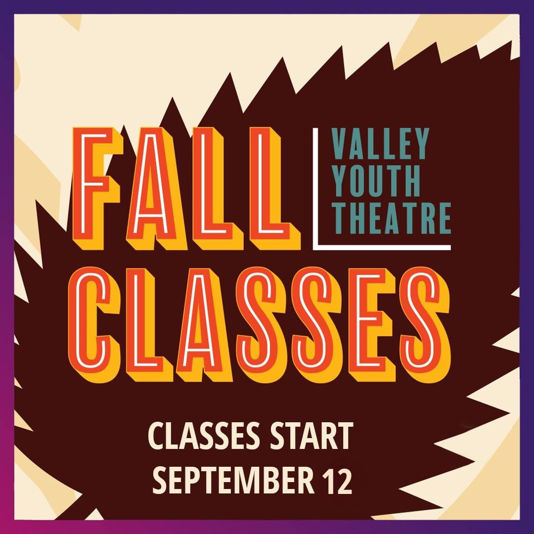 VYTPhoenix's tweet photo. FALL CLASSES REGISTRATION NOW OPEN 🍂 Learn from professional teaching artists, build confidence, make new friends, and experience the magic of live theatre in a fun and supportive environment.  Classes for ages 3+ &amp; teens available | $145–$350 + fees
👉 https://t.co/k7AcZveayq https://t.co/Qh3yb1YeAF