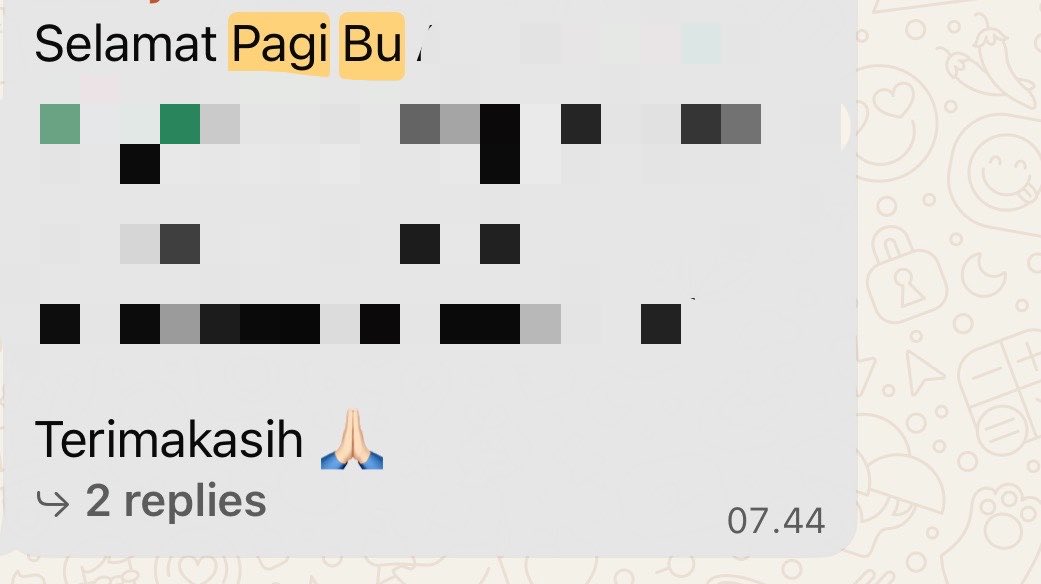 ofBleuMoon's tweet photo. kabar buruknya: 
losing my “pagi sayang—” at my 25.

kabar baiknya: 
getting my “pagi bu..” at my 25 🥺🩷 https://t.co/wOgP6MBDzM