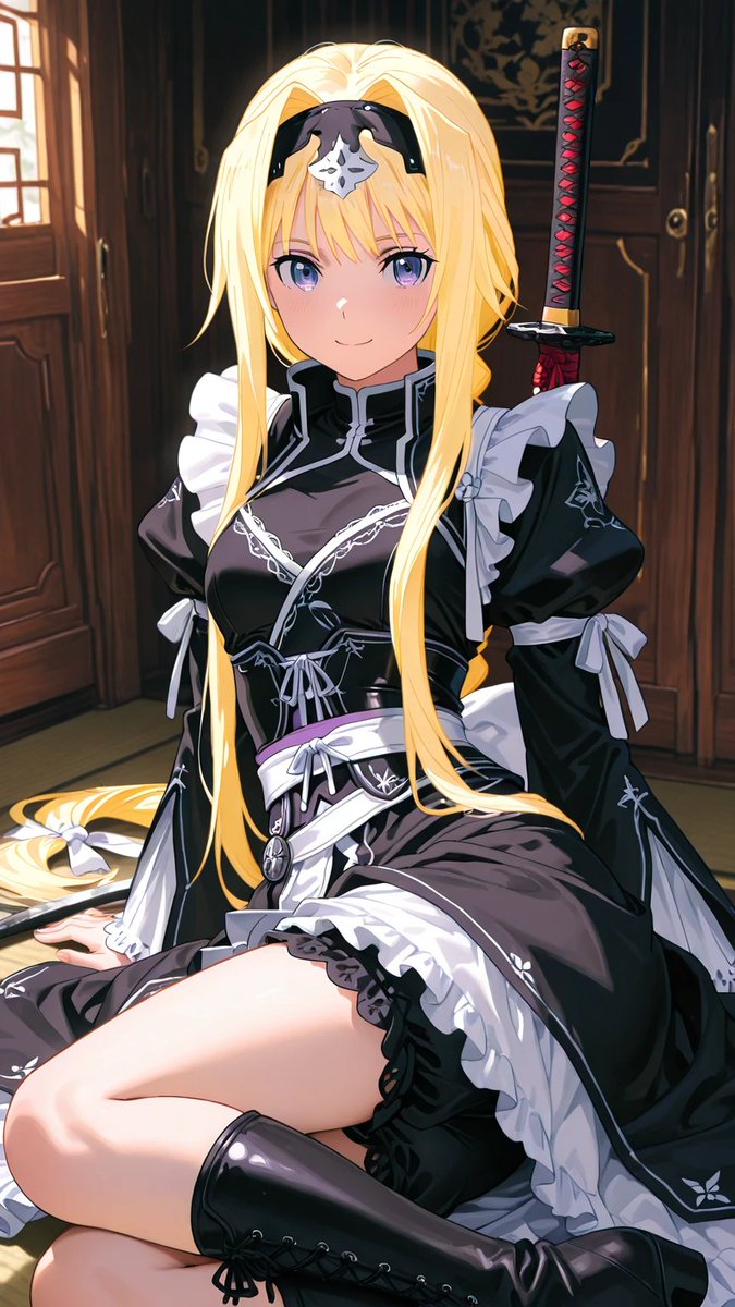 ファンアート アリス 作品名： ソードアート・オンライン #ゴスロリ