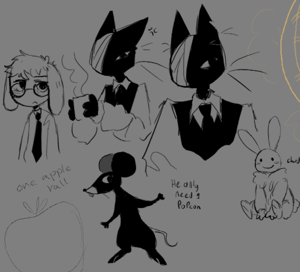 exskullsev's tweet photo. animal hospital doodles i did while AF site was down https://t.co/WUVZsWjY94