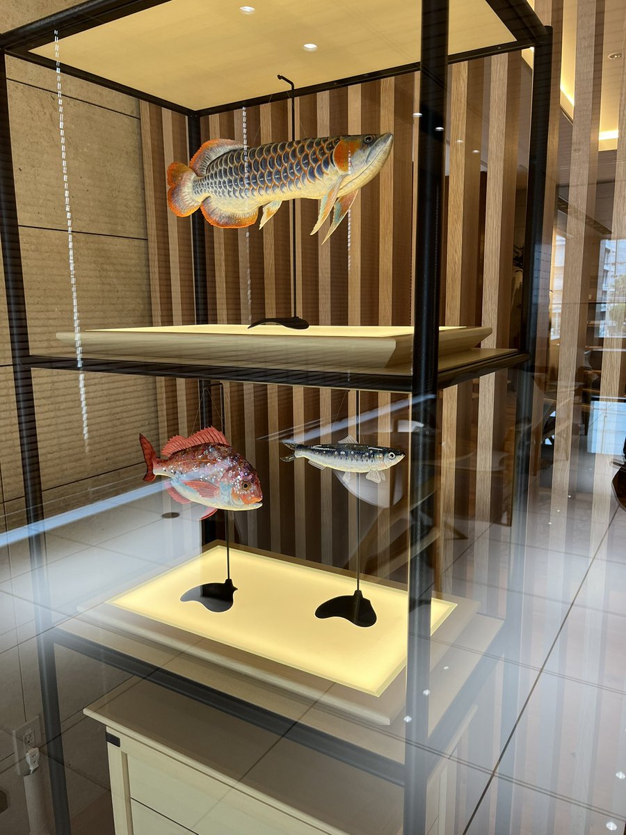 ami_embroidery's tweet photo. 【展示のお知らせ】

京都西大路レクサスにて魚の刺繍4点を展示いたします。

京都市立芸大との連携で、クリエイターサポートPJに選出いただきました。

展示詳細
⚫︎co/nect_vol.10 光の彩
⚫︎7/2(木)〜9/29(火) 水曜定休
⚫︎西大路レクサス オーナーズラウンジ
⚠️一般入場不可 https://t.co/sMk17X8CBS