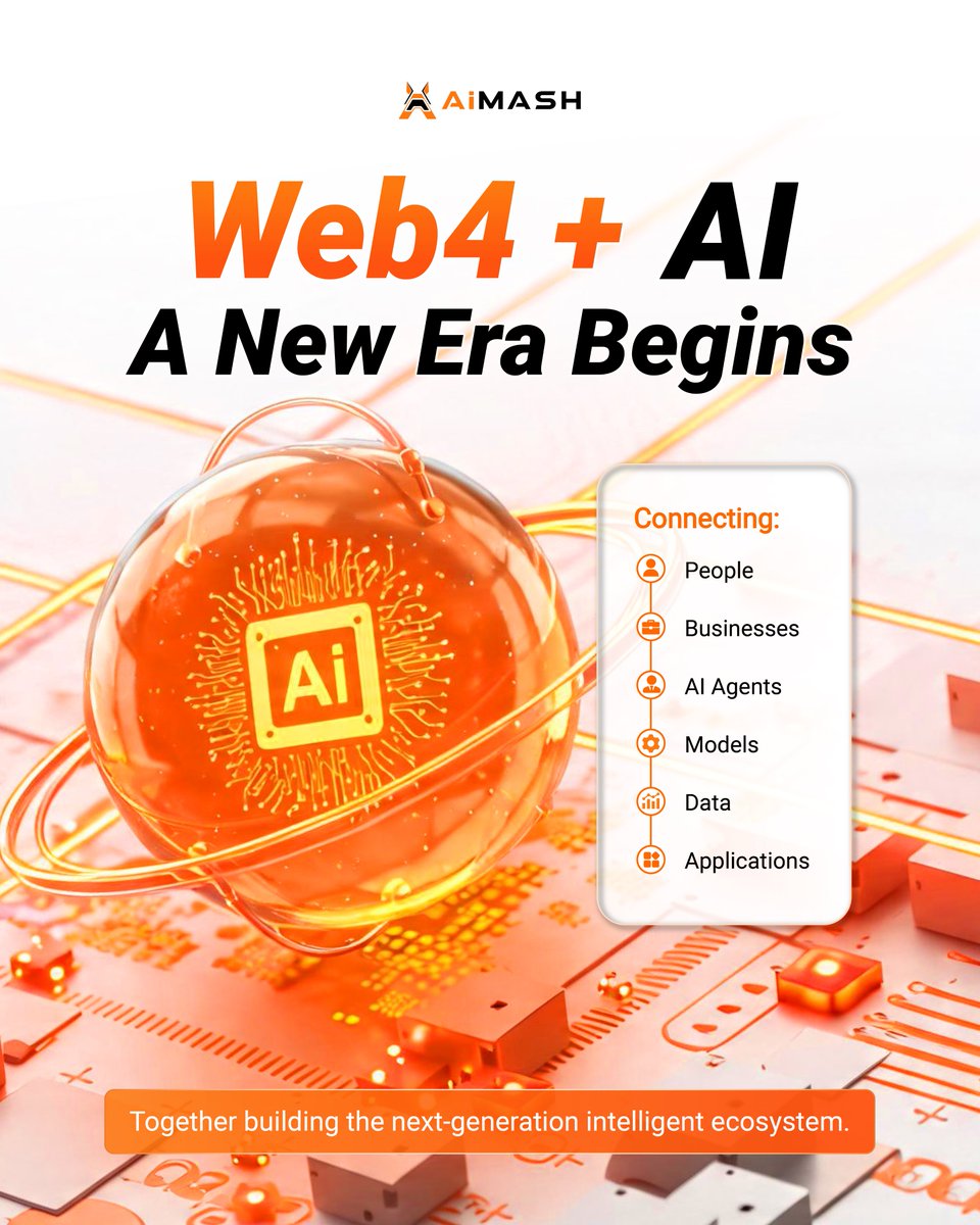 AiMASH_Official's tweet photo. AI
is more than a technological upgrade. ⚡
It's about connecting people,
 AI,
 data,
 and applications.
A new era
 has begun. 🚀

#AiMASH #AI #AIAgent #ArtificialIntelligence #FutureTech #Innovation https://t.co/2DPDuGMJsv