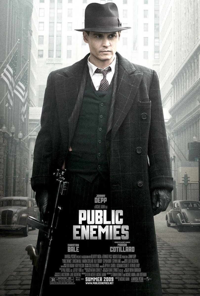 FilmNewsNos's tweet photo. 🎬MOVIE HISTORY: 17 years ago today, July 1, 2009, the movie ‘Public Enemies’ opened in theaters!
#JohnnyDepp #ChristianBale #MarionCotillard #BillyCrudup #StephenDorff #StephenLang #MichaelBentt #StephenGraham #JasonClarke #SpencerGarrett #CareyMulligan @channingtatum https://t.co/cdEV6mvmVL