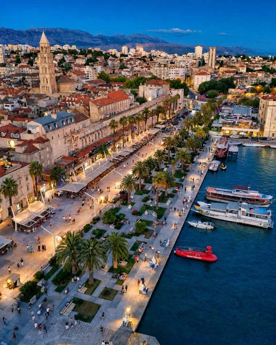 Worldcities65's tweet photo. Split, Croatia 
Beautiful place https://t.co/1jrwv8SXAX