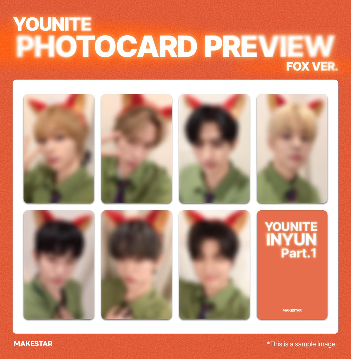 Makestarcorp's tweet photo. #유나이트 #YOUNITE
YOUNITE 8TH EP [인연 : INYUN Part.1] (POCAALBUM) SPECIAL OFFLINE+MEET&CALL EVENT PART.2

⏰마감 D-DAY, Ending soon!⏰

✨PHOTOCARD PREVIEW
🧡스페셜 오프라인 응모자 포토카드 *여우 ver.
💛개인 영상통화 응모자 포토카드 *토끼 ver.

🗓️~07.02 23:59 (KST)
🔗https://t.co/p5d35IOv4F